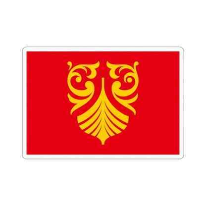 Flag of Vestfold og Telemark Norway - STICKER Vinyl Kiss-Cut Decal 6 Inch White - The Sticker Space