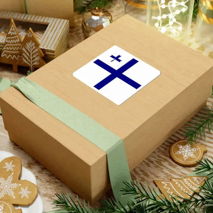 Flag of Vice-admiral in Independent State of Croatia (Croatia) STICKER Vinyl Kiss-Cut Decal - The Sticker Space