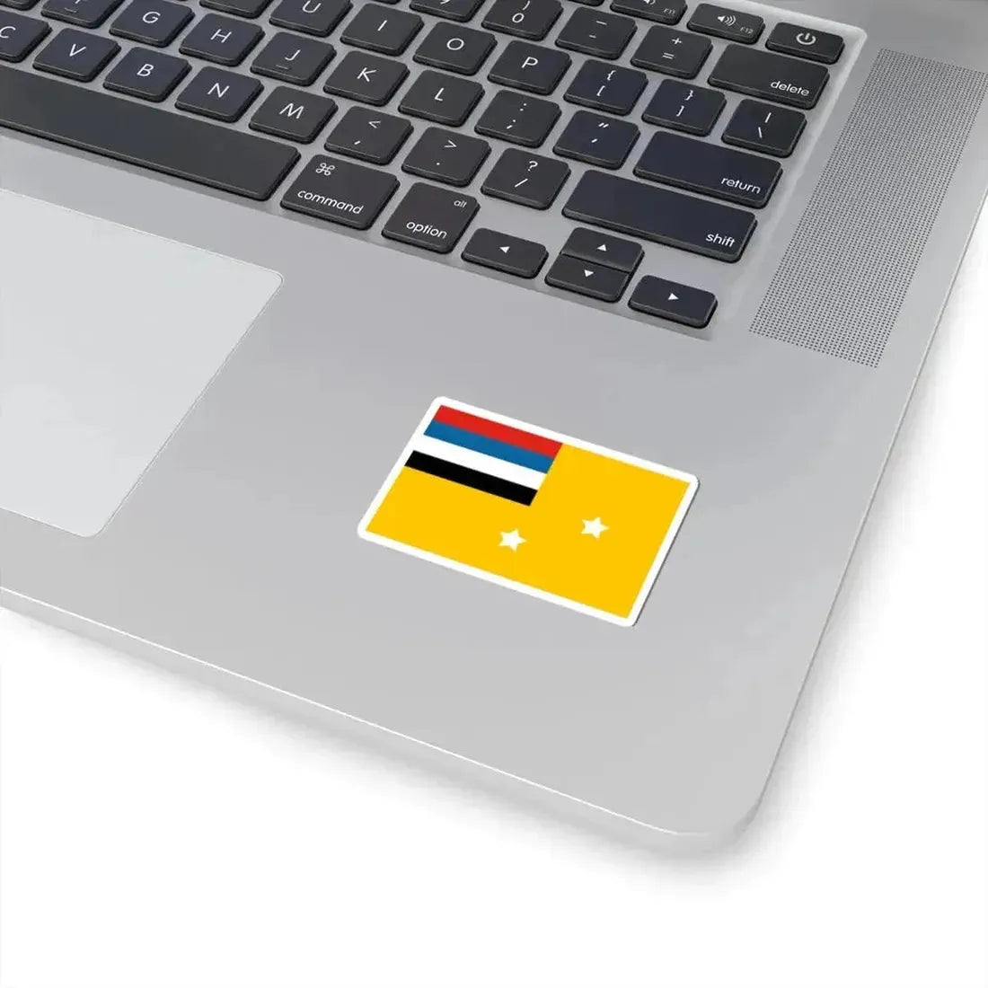 Flag of vice admiral of the Navy of Manchukuo 1932-1935 (China) STICKER Vinyl Kiss-Cut Decal - The Sticker Space