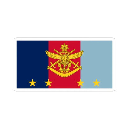 Flag of Vice Chief of Defence Force 4 star AUS (Australia) STICKER Vinyl Kiss-Cut Decal 3 Inch White - The Sticker Space