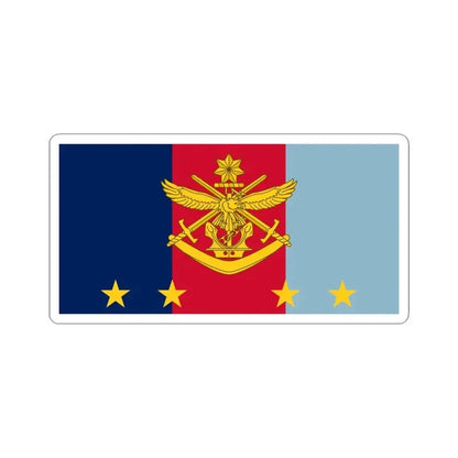 Flag of Vice Chief of Defence Force 4 star AUS (Australia) STICKER Vinyl Kiss-Cut Decal 6 Inch White - The Sticker Space