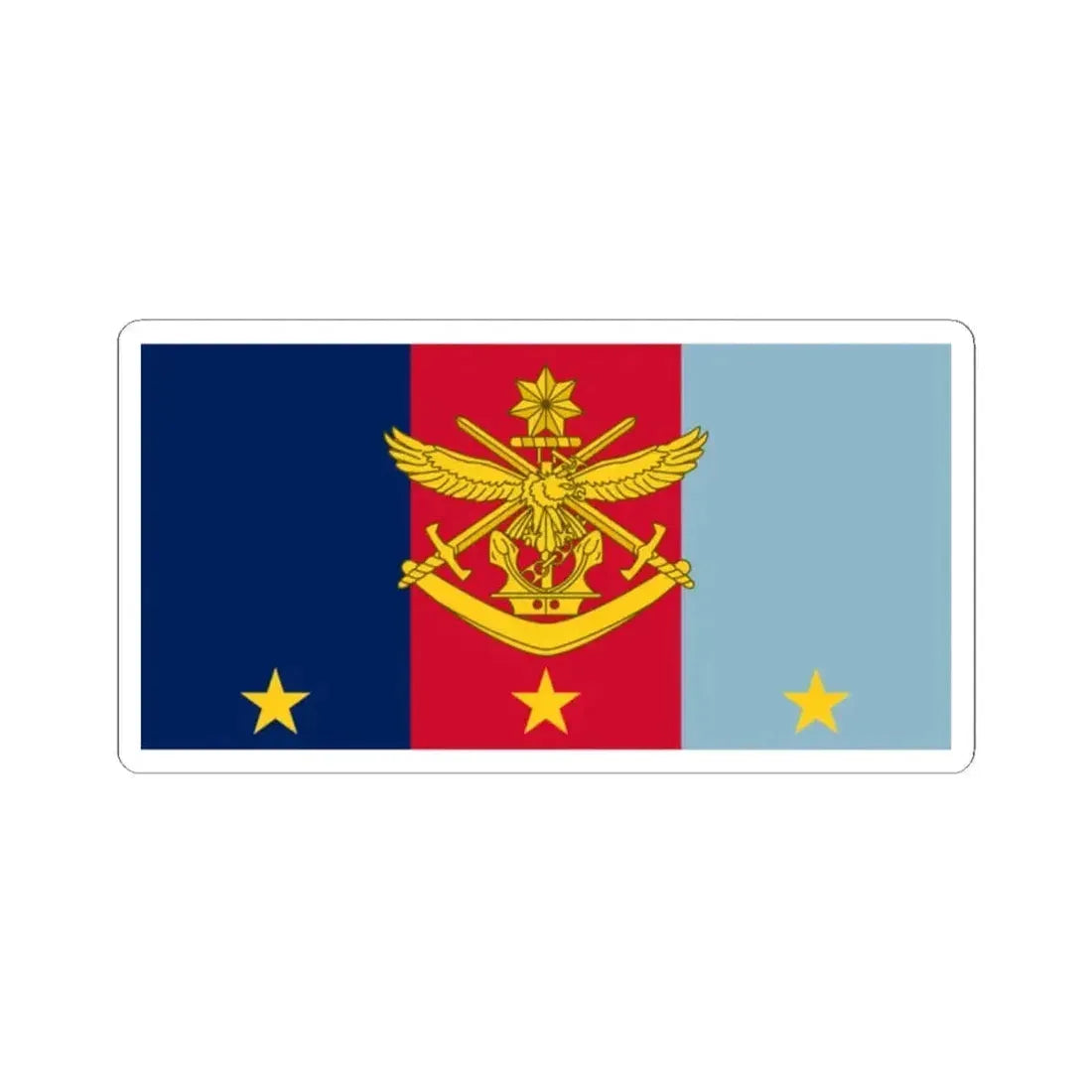 Flag of Vice Chief of Defence Force AUS (Australia) STICKER Vinyl Kiss-Cut Decal 2 Inch White - The Sticker Space