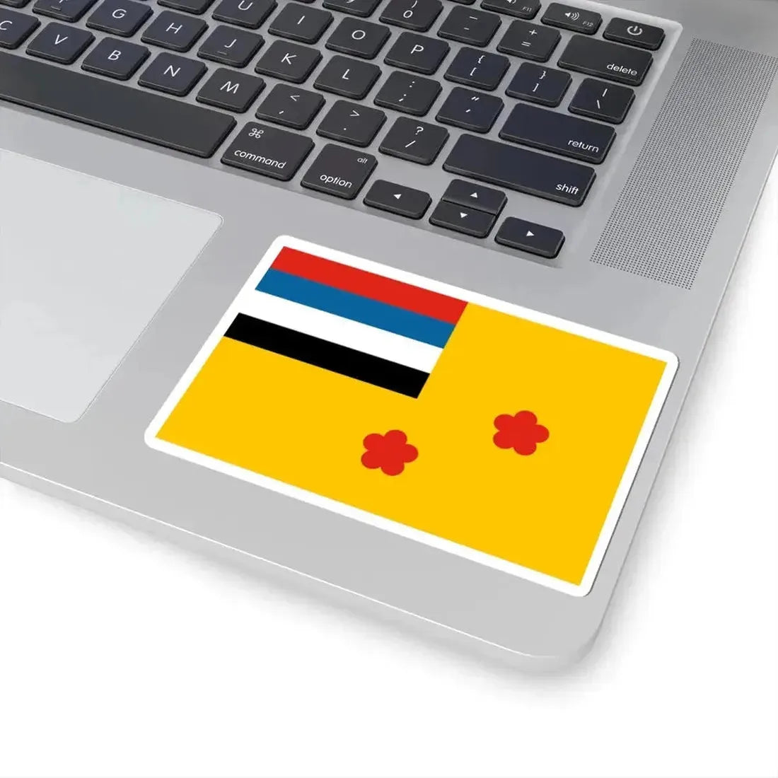 Flag of viceadmiral of the Navy of Manchukuo (China) STICKER Vinyl Kiss-Cut Decal - The Sticker Space