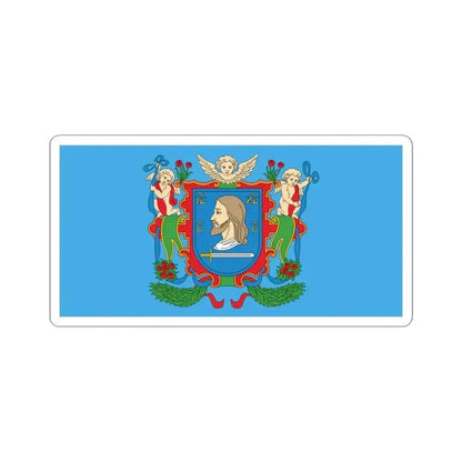 Flag of Viciebsk Belarus (Belarus) STICKER Vinyl Kiss-Cut Decal 3 Inch White - The Sticker Space