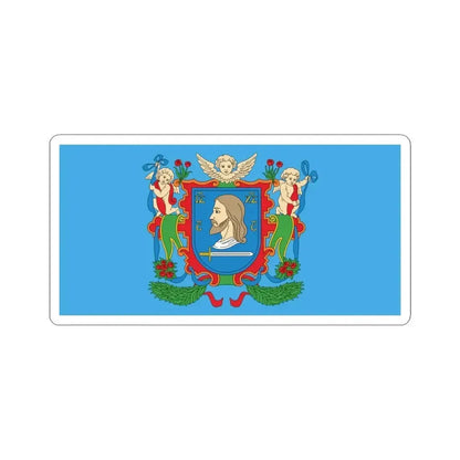Flag of Viciebsk Belarus (Belarus) STICKER Vinyl Kiss-Cut Decal 6 Inch White - The Sticker Space