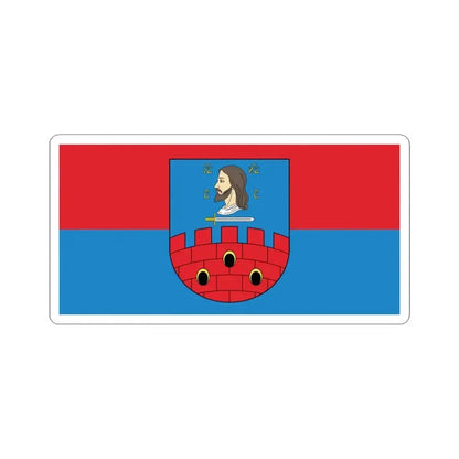 Flag of Viciebsk Rajon (Belarus) STICKER Vinyl Kiss-Cut Decal 3 Inch White - The Sticker Space