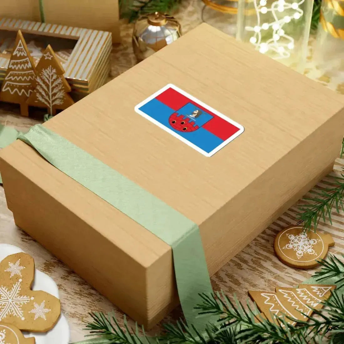 Flag of Viciebsk Rajon (Belarus) STICKER Vinyl Kiss-Cut Decal - The Sticker Space