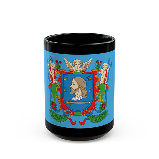 Flag of Viciebsk Vitebsk Russia - Black Coffee Mug-15oz-The Sticker Space