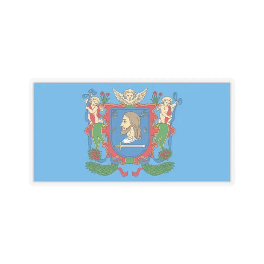 Flag of Viciebsk  Vitebsk Russia - STICKER Vinyl Kiss-Cut Decal 2 Inch Transparent - The Sticker Space