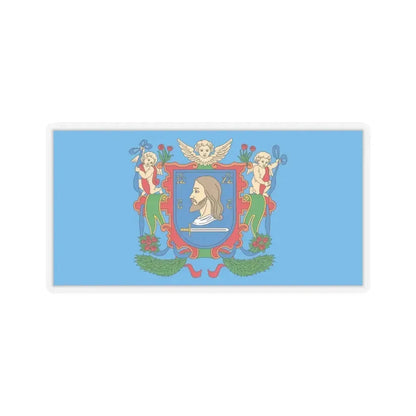 Flag of Viciebsk  Vitebsk Russia - STICKER Vinyl Kiss-Cut Decal 4 Inch Transparent - The Sticker Space