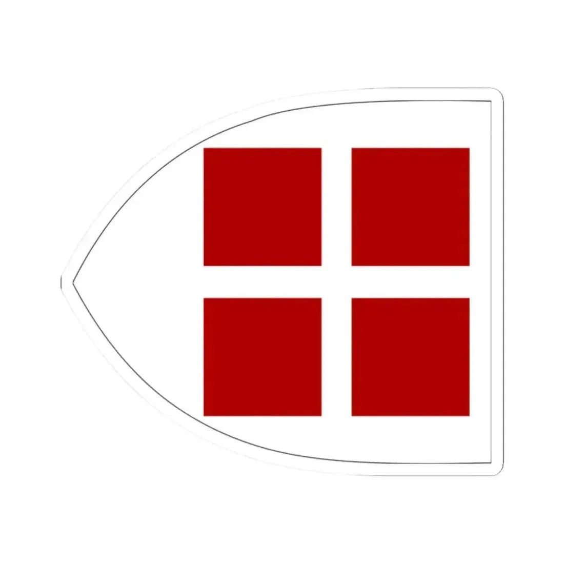 Flag of Vicina (Bulgaria) STICKER Vinyl Kiss-Cut Decal 2 Inch White - The Sticker Space