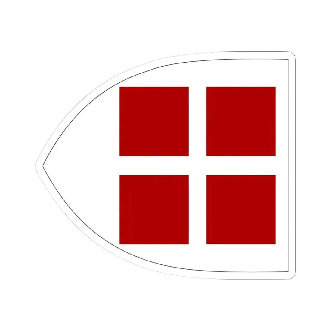 Flag of Vicina (Bulgaria) STICKER Vinyl Kiss-Cut Decal 3 Inch White - The Sticker Space