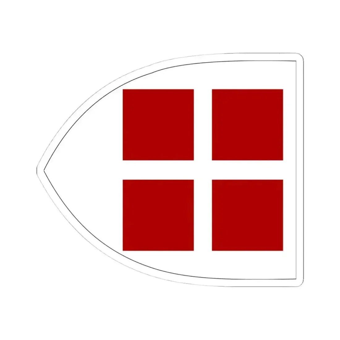 Flag of Vicina (Bulgaria) STICKER Vinyl Kiss-Cut Decal 4 Inch White - The Sticker Space