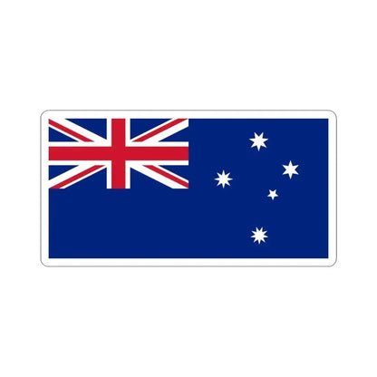 Flag of Victoria 1870-1877 (Australia) STICKER Vinyl Kiss-Cut Decal 6 Inch White - The Sticker Space