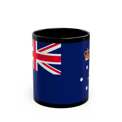 Flag of Victoria Australia - Black Coffee Mug-11oz-The Sticker Space