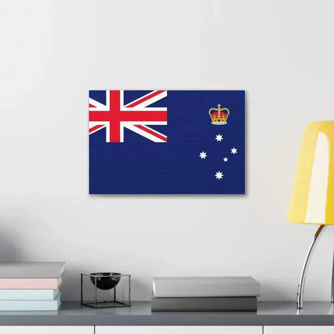 Flag of Victoria Australia - Canvas Wall Art - The Sticker Space