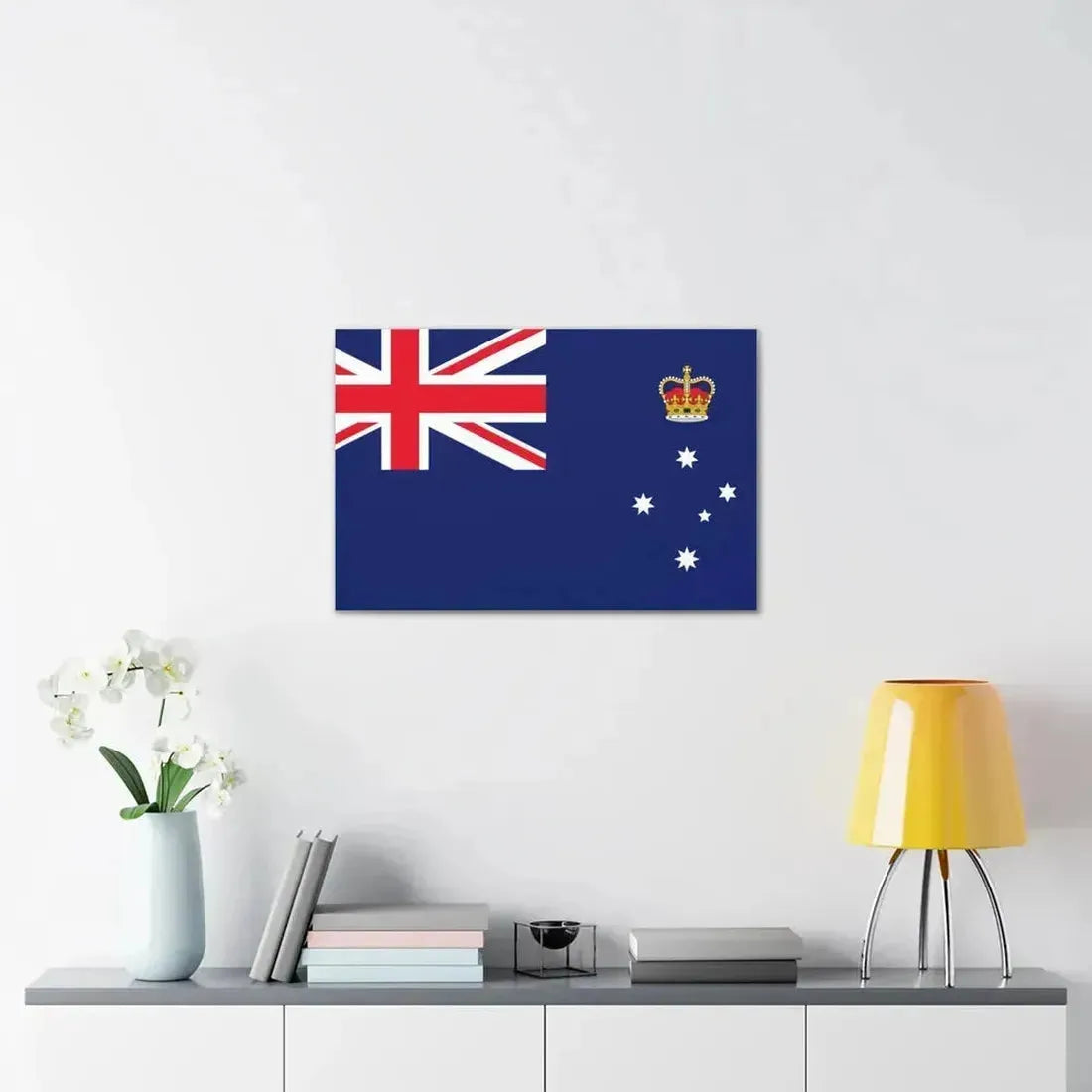 Flag of Victoria Australia - Canvas Wall Art - The Sticker Space