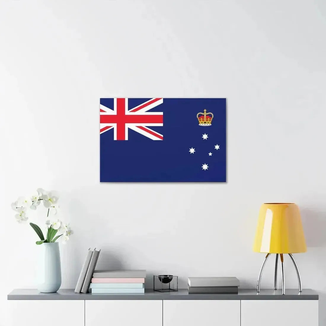 Flag of Victoria Australia - Canvas Wall Art - The Sticker Space
