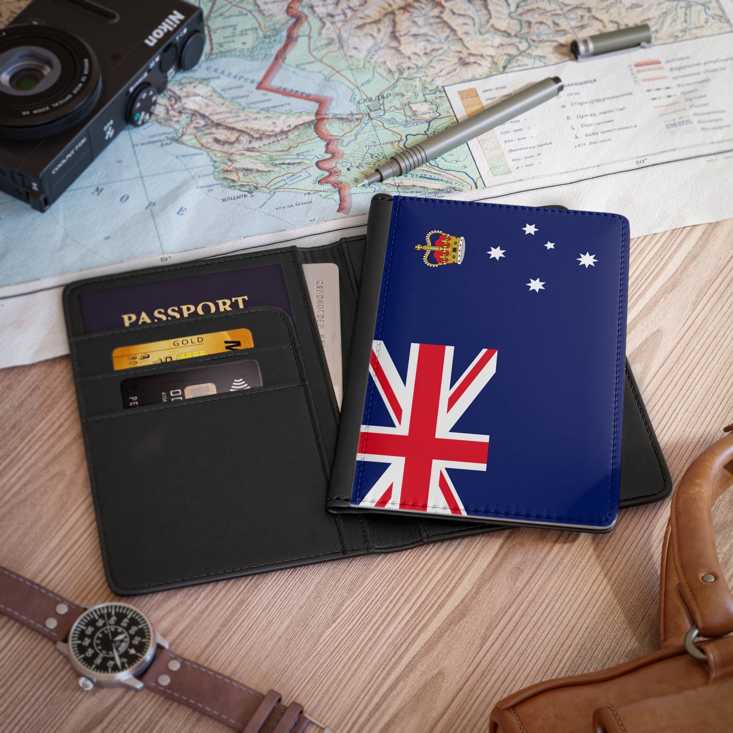 Flag of Victoria Australia - Passport Holder