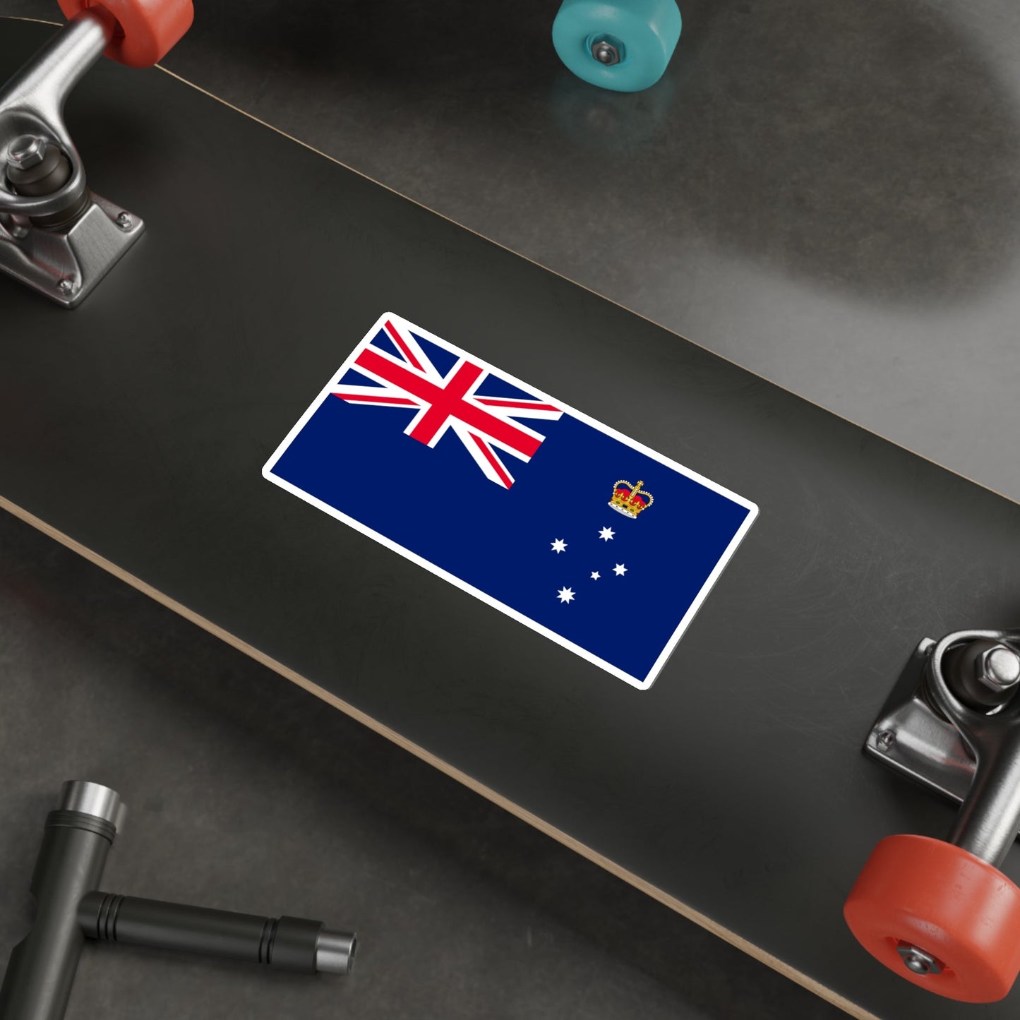 Flag of Victoria Australia STICKER Vinyl Die-Cut Decal-The Sticker Space