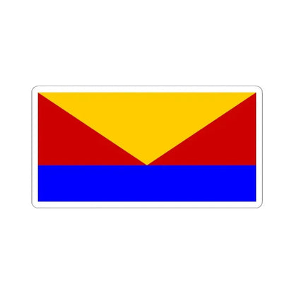 Flag of Vidalia Louisiana (United States) STICKER Vinyl Kiss-Cut Decal 4 Inch White - The Sticker Space