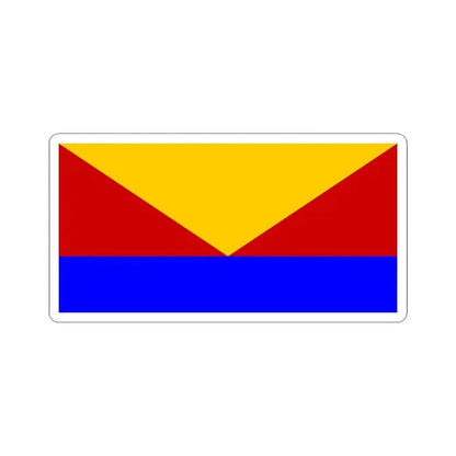 Flag of Vidalia Louisiana (United States) STICKER Vinyl Kiss-Cut Decal 6 Inch White - The Sticker Space