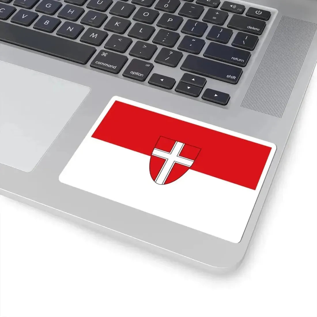 Flag of Vienna state (Austria) STICKER Vinyl Kiss-Cut Decal - The Sticker Space