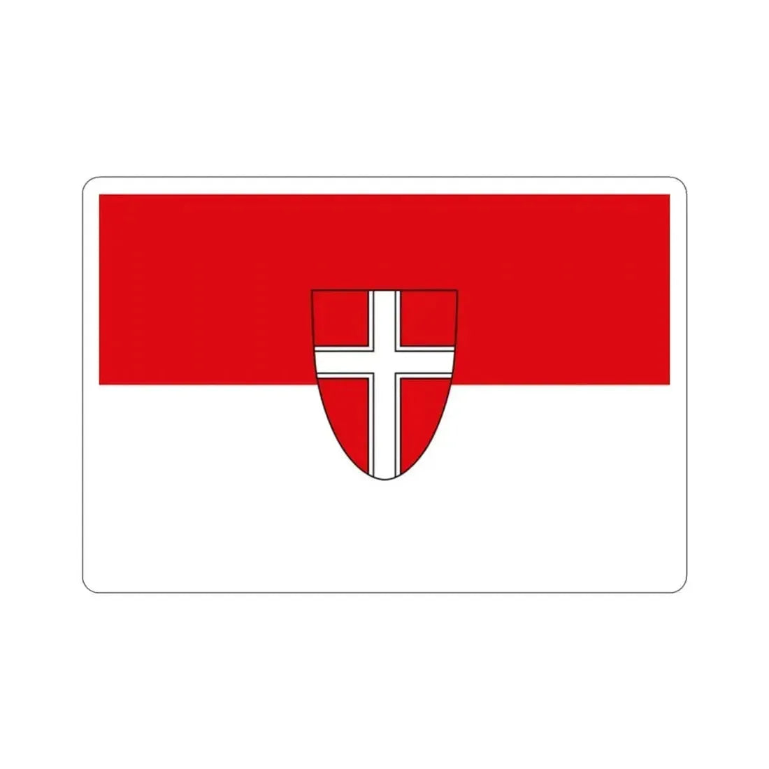 Flag of Vienna Wien Austria STICKER Vinyl Die-Cut Decal 2 Inch - The Sticker Space
