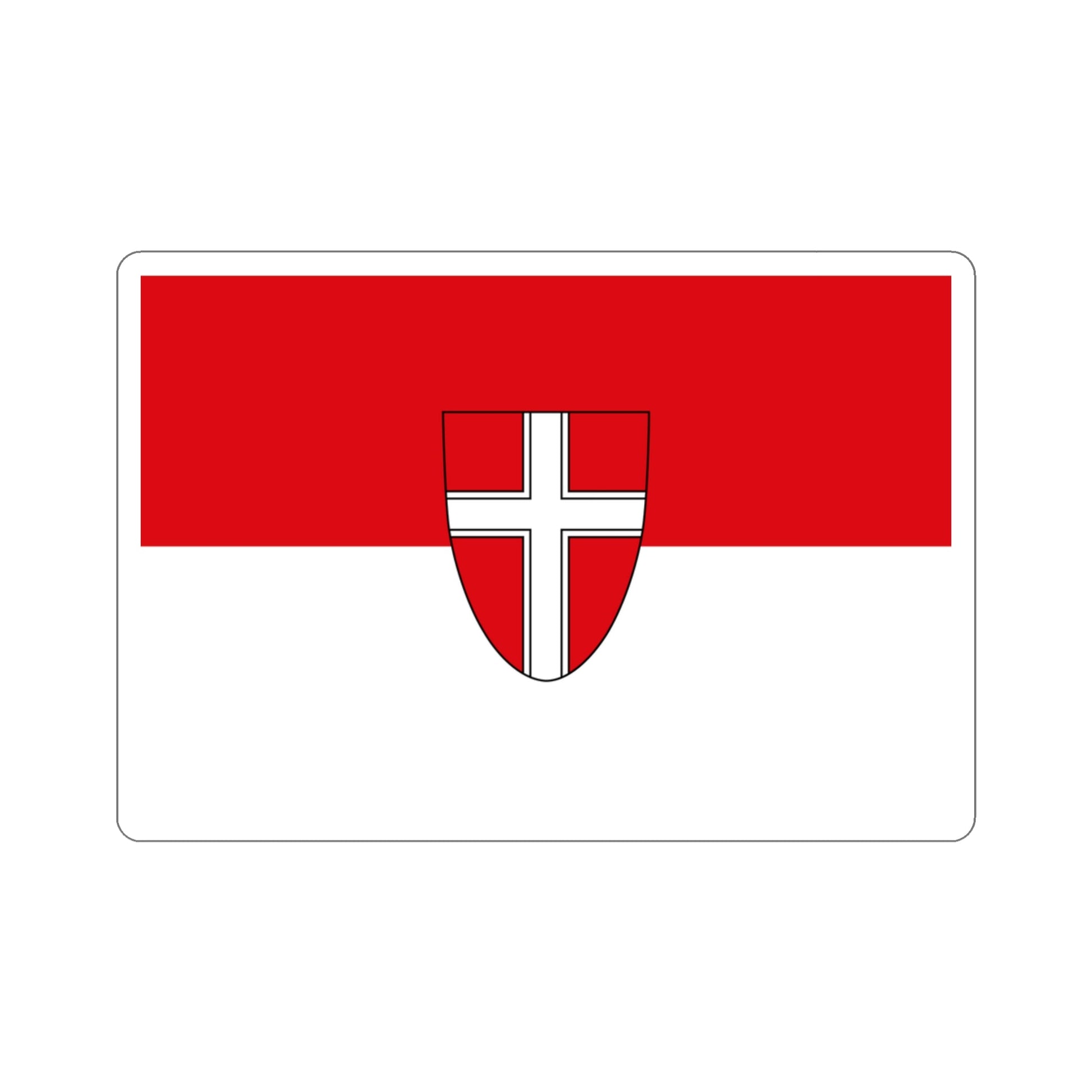 Flag of Vienna Wien Austria STICKER Vinyl Die-Cut Decal-3 Inch-The Sticker Space