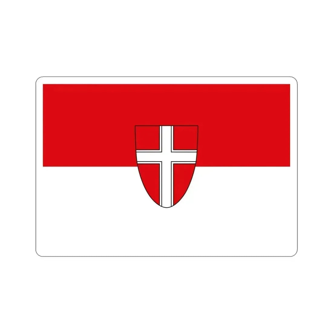 Flag of Vienna Wien Austria STICKER Vinyl Die-Cut Decal 3 Inch - The Sticker Space