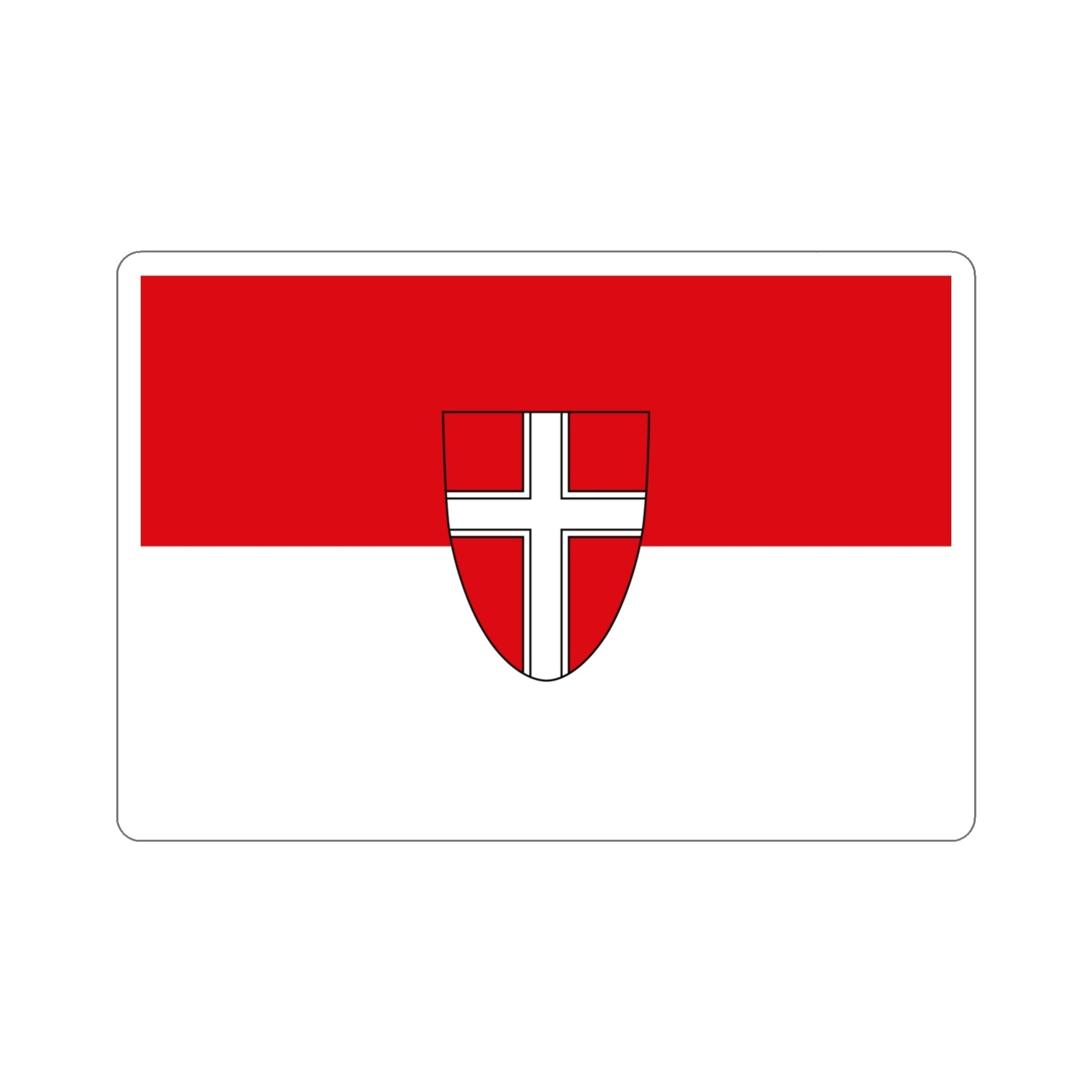 Flag of Vienna Wien Austria STICKER Vinyl Die-Cut Decal-4 Inch-The Sticker Space