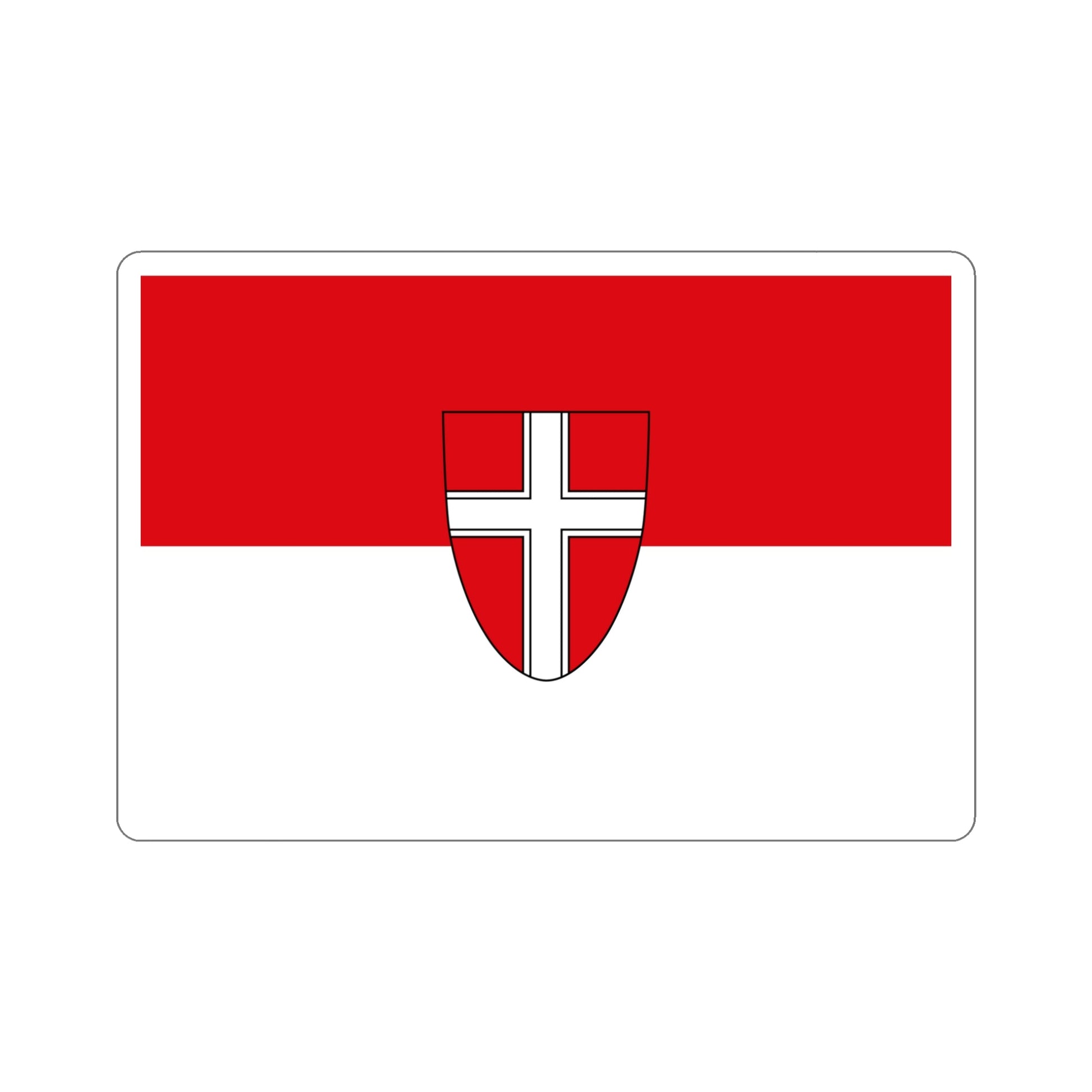 Flag of Vienna Wien Austria STICKER Vinyl Die-Cut Decal-5 Inch-The Sticker Space