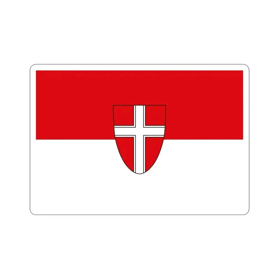 Flag of Vienna Wien Austria STICKER Vinyl Die-Cut Decal 5 Inch - The Sticker Space
