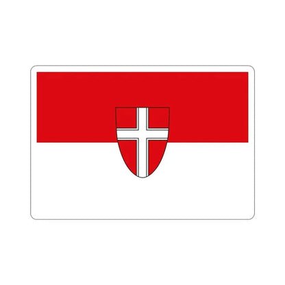 Flag of Vienna Wien Austria STICKER Vinyl Die-Cut Decal 5 Inch - The Sticker Space
