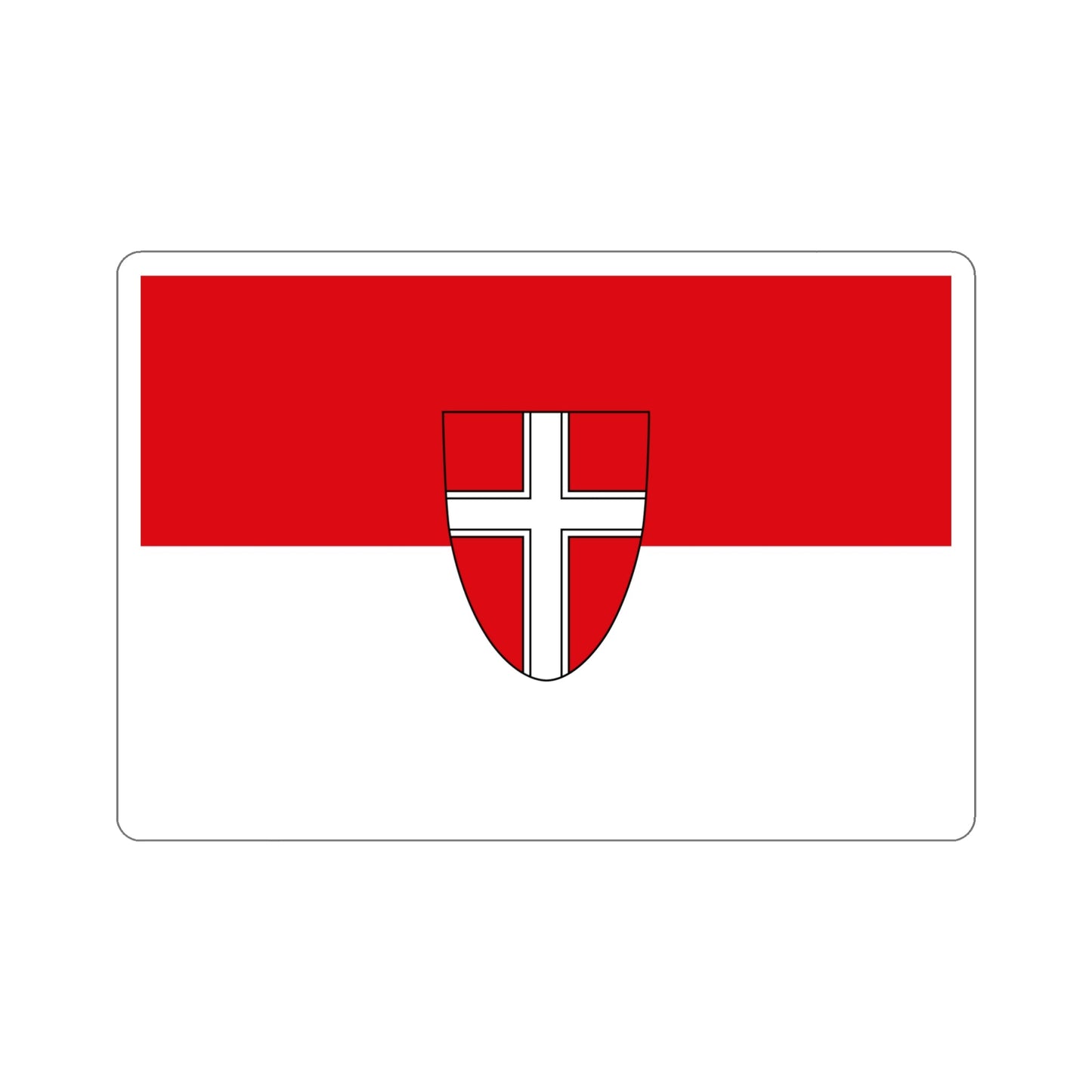 Flag of Vienna Wien Austria STICKER Vinyl Die-Cut Decal-6 Inch-The Sticker Space