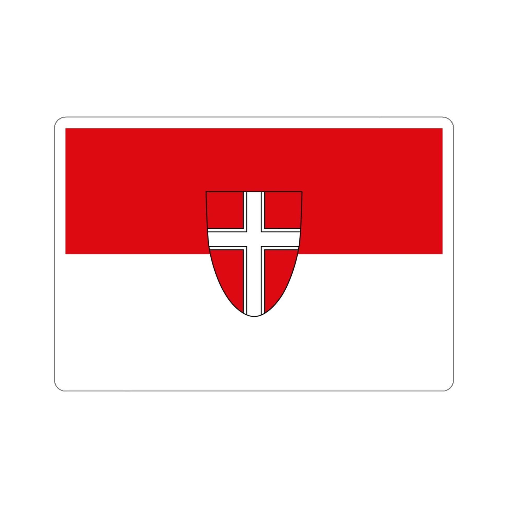 Flag of Vienna Wien Austria STICKER Vinyl Die-Cut Decal-6 Inch-The Sticker Space