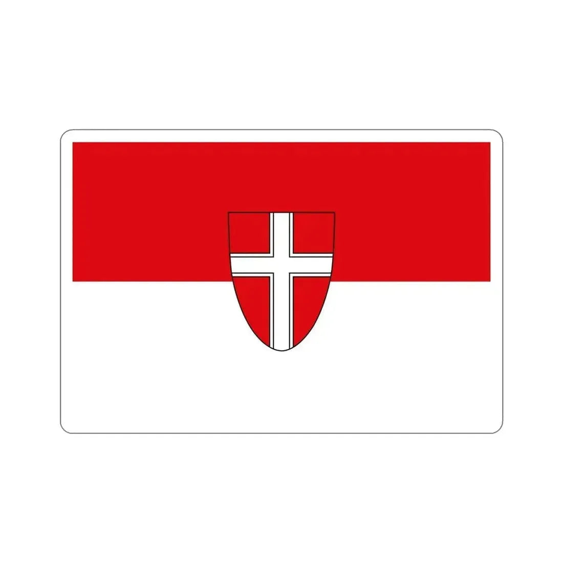 Flag of Vienna Wien Austria STICKER Vinyl Die-Cut Decal 6 Inch - The Sticker Space