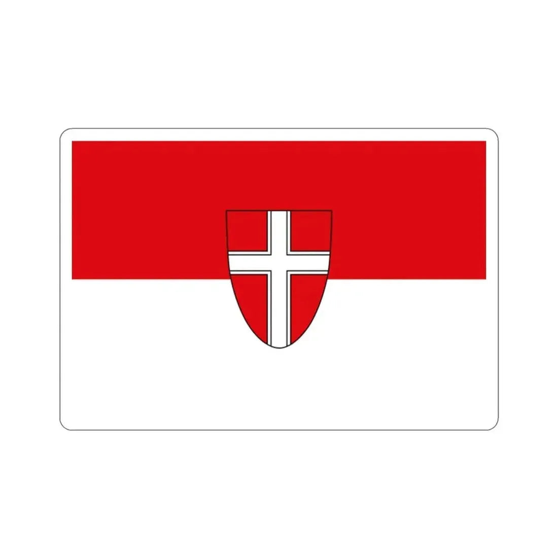 Flag of Vienna Wien Austria STICKER Vinyl Die-Cut Decal - The Sticker Space