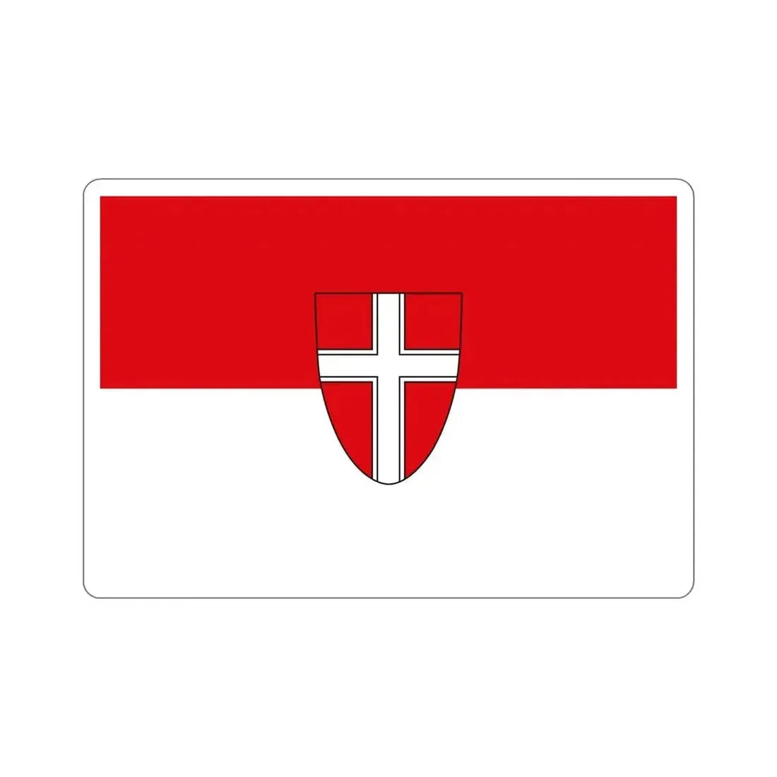 Flag of Vienna Wien Austria STICKER Vinyl Die-Cut Decal - The Sticker Space