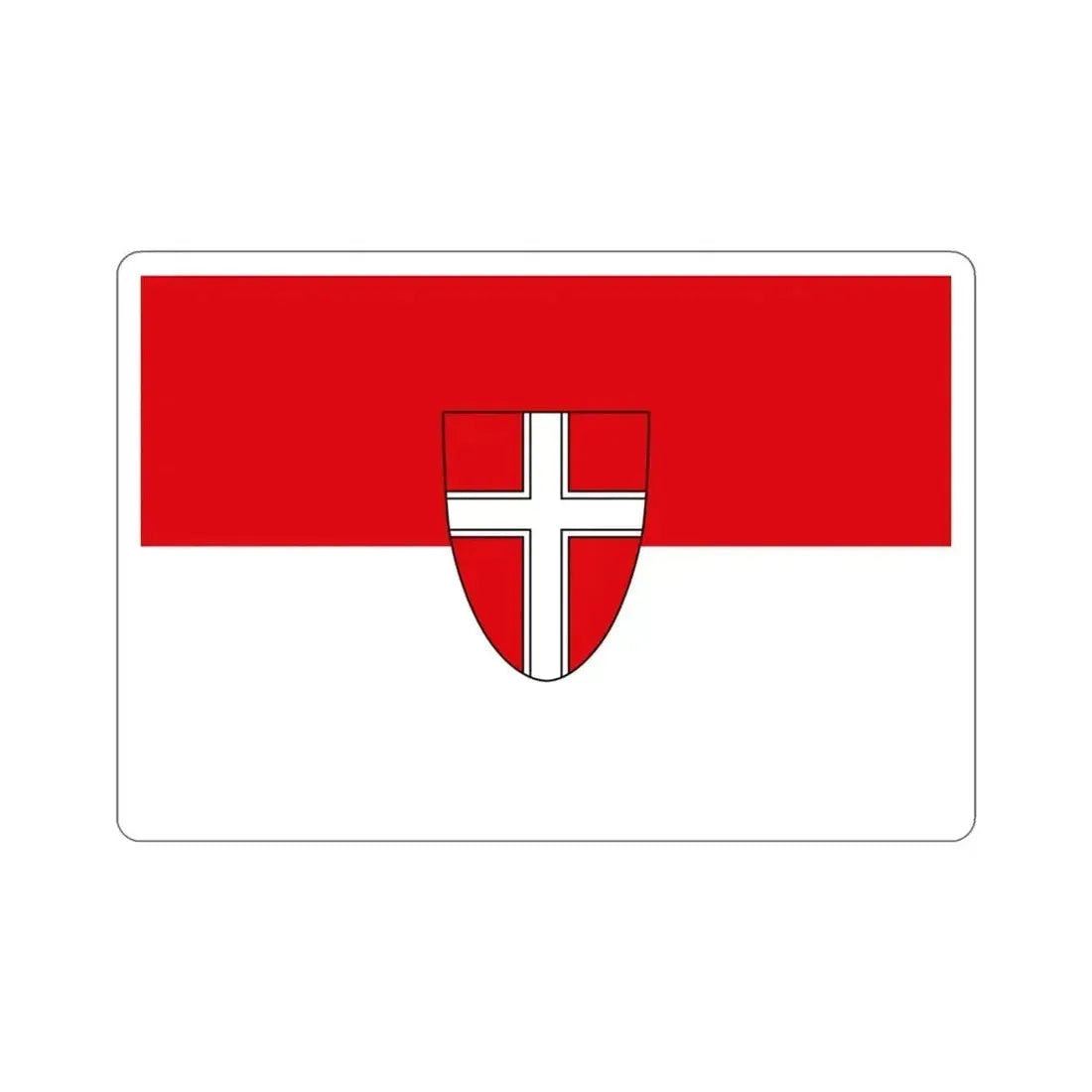 Flag of Vienna Wien Austria STICKER Vinyl Die-Cut Decal - The Sticker Space