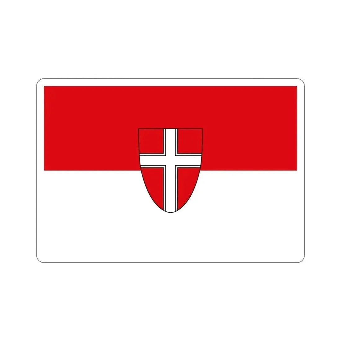 Flag of Vienna Wien Austria STICKER Vinyl Die-Cut Decal - The Sticker Space