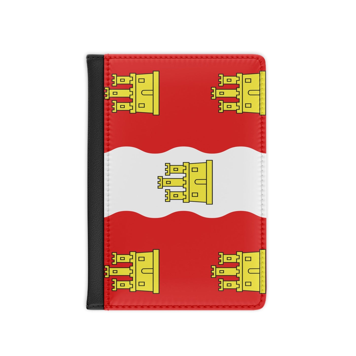 Flag of Vienne France 2 - Passport Holder