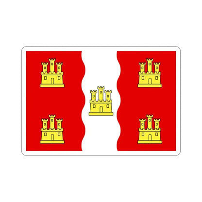 Flag of Vienne France 2 STICKER Vinyl Die-Cut Decal 2 Inch - The Sticker Space