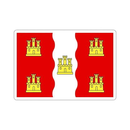 Flag of Vienne France 2 STICKER Vinyl Die-Cut Decal 3 Inch - The Sticker Space