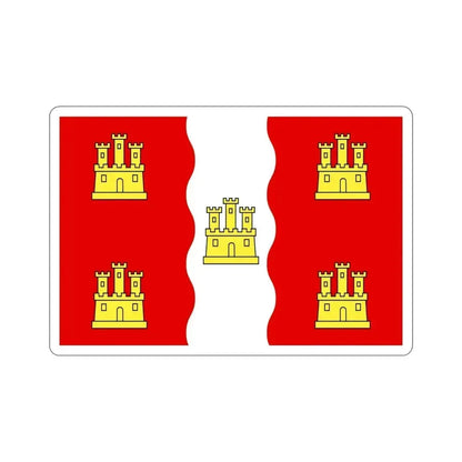 Flag of Vienne France 2 STICKER Vinyl Die-Cut Decal 4 Inch - The Sticker Space