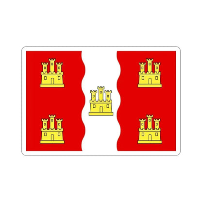 Flag of Vienne France 2 STICKER Vinyl Die-Cut Decal 4 Inch - The Sticker Space