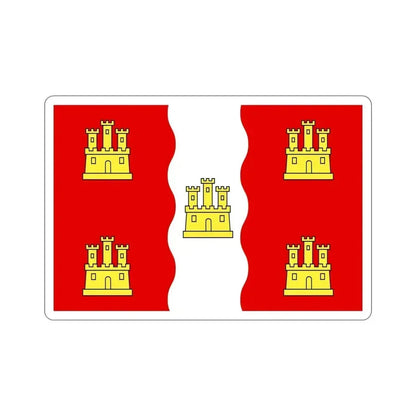 Flag of Vienne France 2 STICKER Vinyl Die-Cut Decal 5 Inch - The Sticker Space