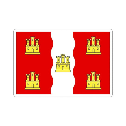 Flag of Vienne France 2 STICKER Vinyl Die-Cut Decal 5 Inch - The Sticker Space