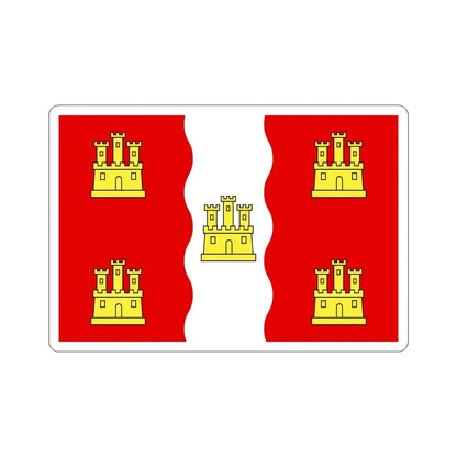 Flag of Vienne France 2 STICKER Vinyl Die-Cut Decal 6 Inch - The Sticker Space