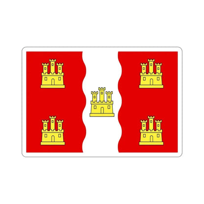 Flag of Vienne France 2 STICKER Vinyl Die-Cut Decal 6 Inch - The Sticker Space